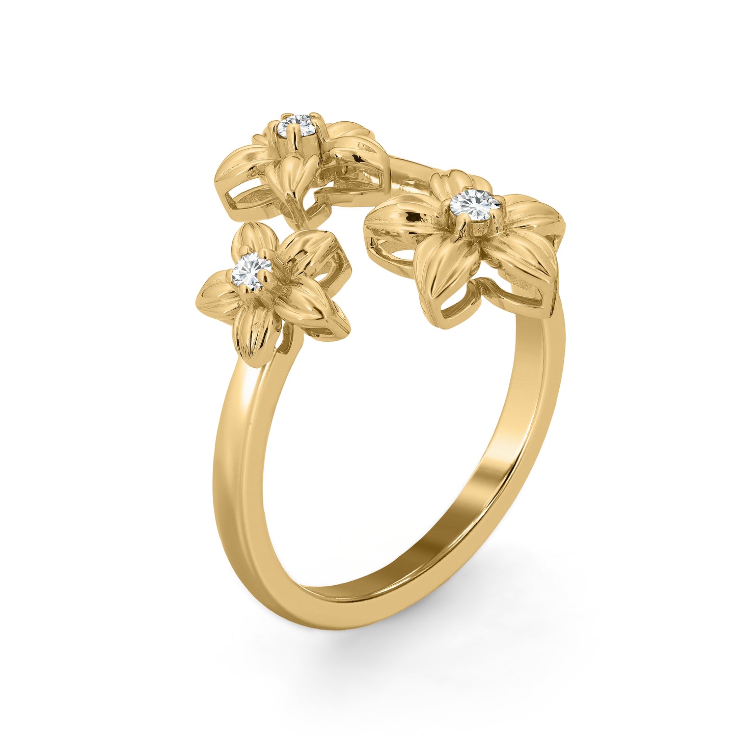 Full Bloom Above the Finger ring