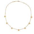 Full Bloom necklace, 7 flowers