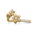 Full Bloom Ring. 3 Flowers