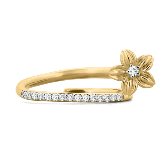 Full Bloom Between the Finger ring